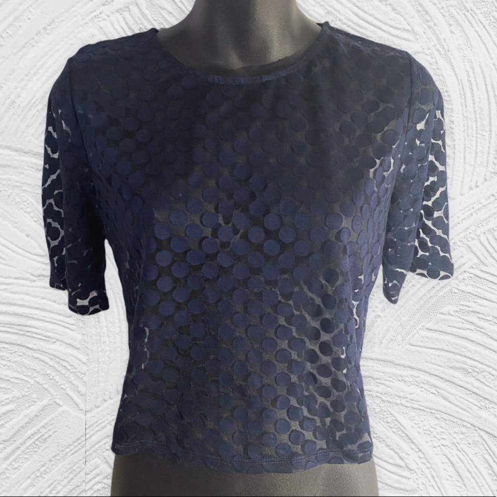 Cotton On Polka Dot See-Through Top (BNWOT) SIZE S